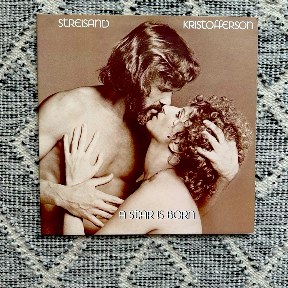 A Star Is Born Vinyl LP Record Barbra Streisand and Kris Kristofferson 1976